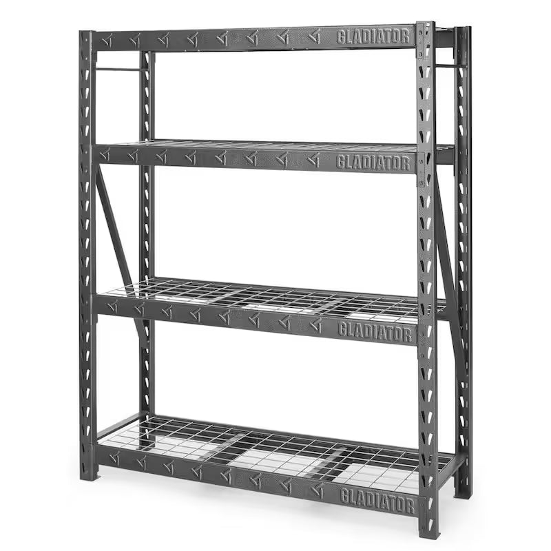 4-Tier Welded Steel Storage Shelving Unit L8362