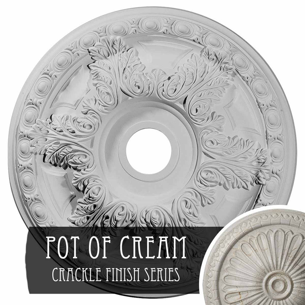 23 3/8x22OD x 3 5/8x22ID x 2 1/2x22P Ceiling Medallion A4292