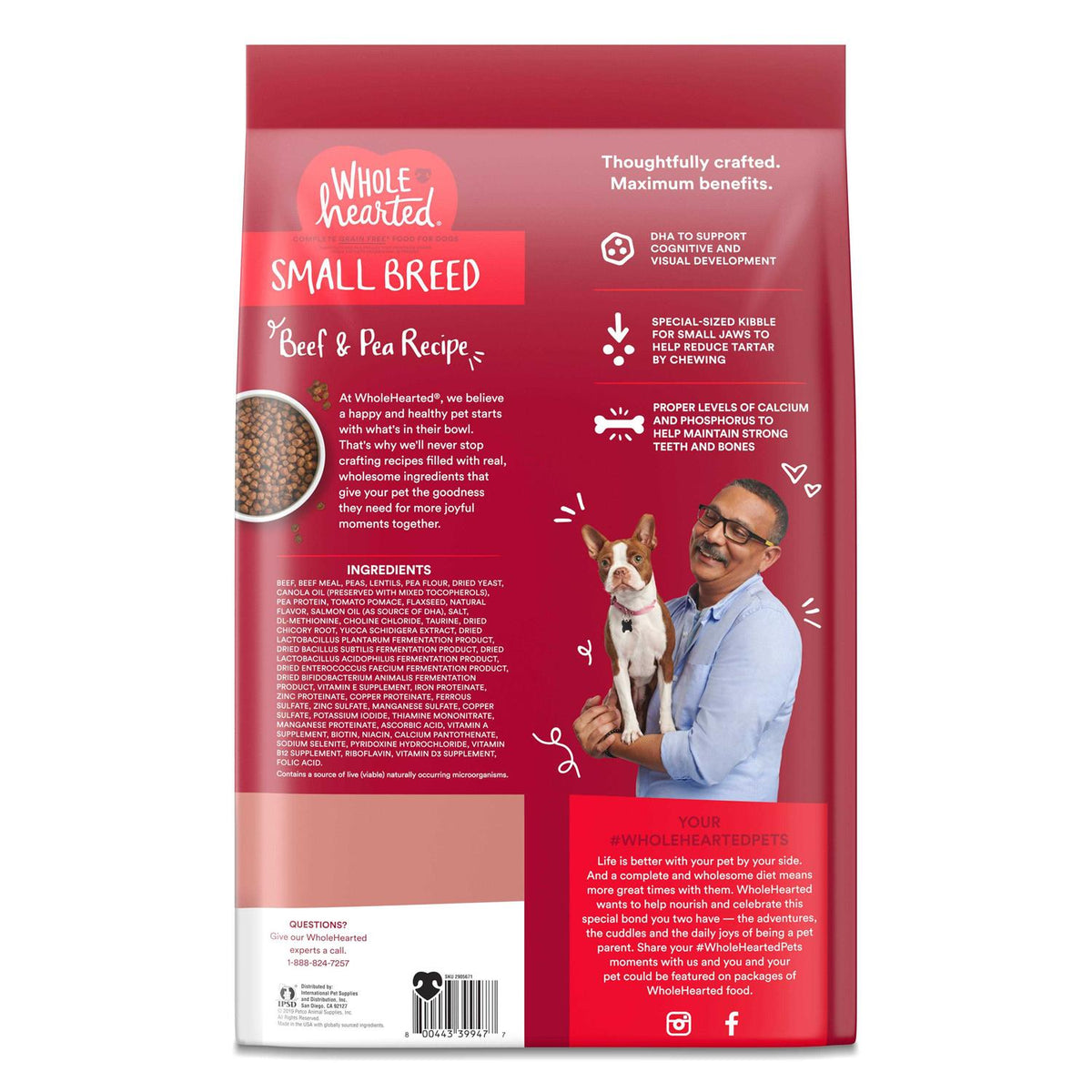 Grain Free Beef Pea Recipe Dry Puppy Food B4584
