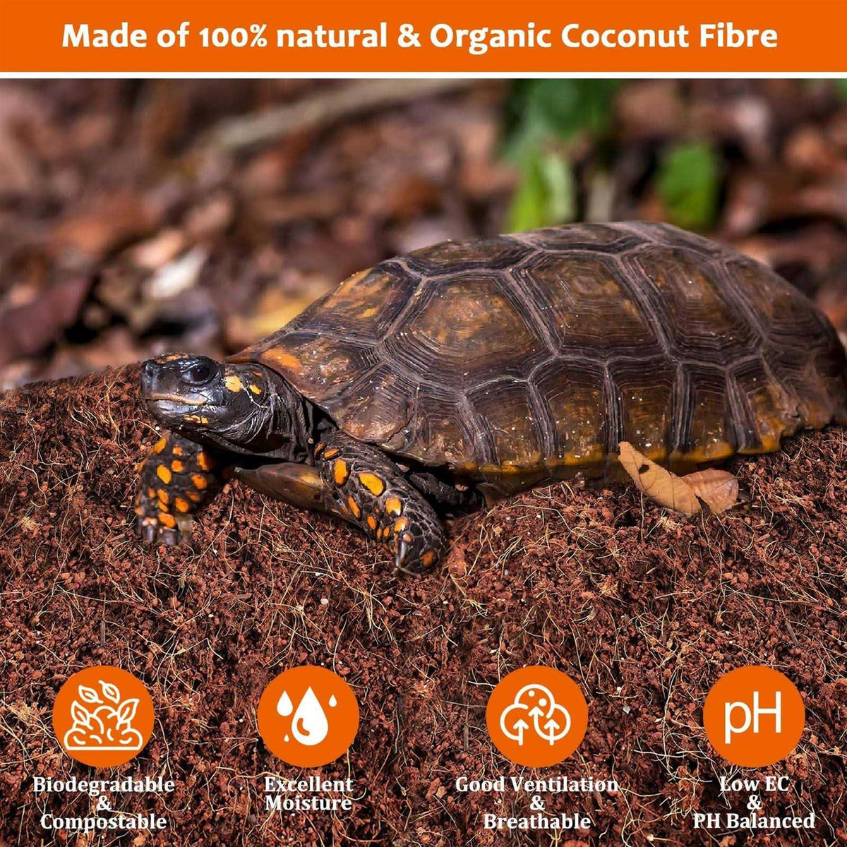Natural Coconut Fiber Reptile Terrarium Bedding X43459
