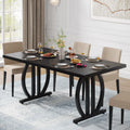 63 in. Dining Table with Heavy Duty Metal Frame N33489
