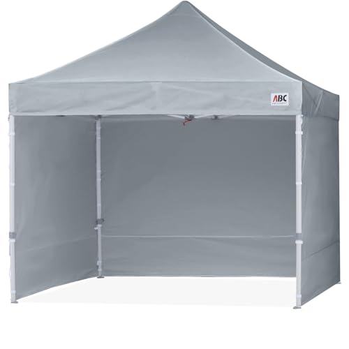 White 10x10 Pop Up Canopy Tent with Sidewalls P652
