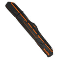 Wheeled Padded Ski Bag, Black/Orange E148