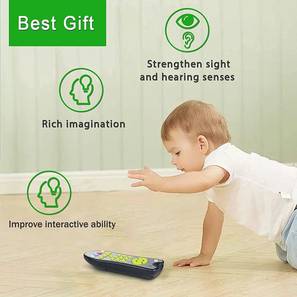 Gray TV Remote Control Toy with Light and Sound U923906
