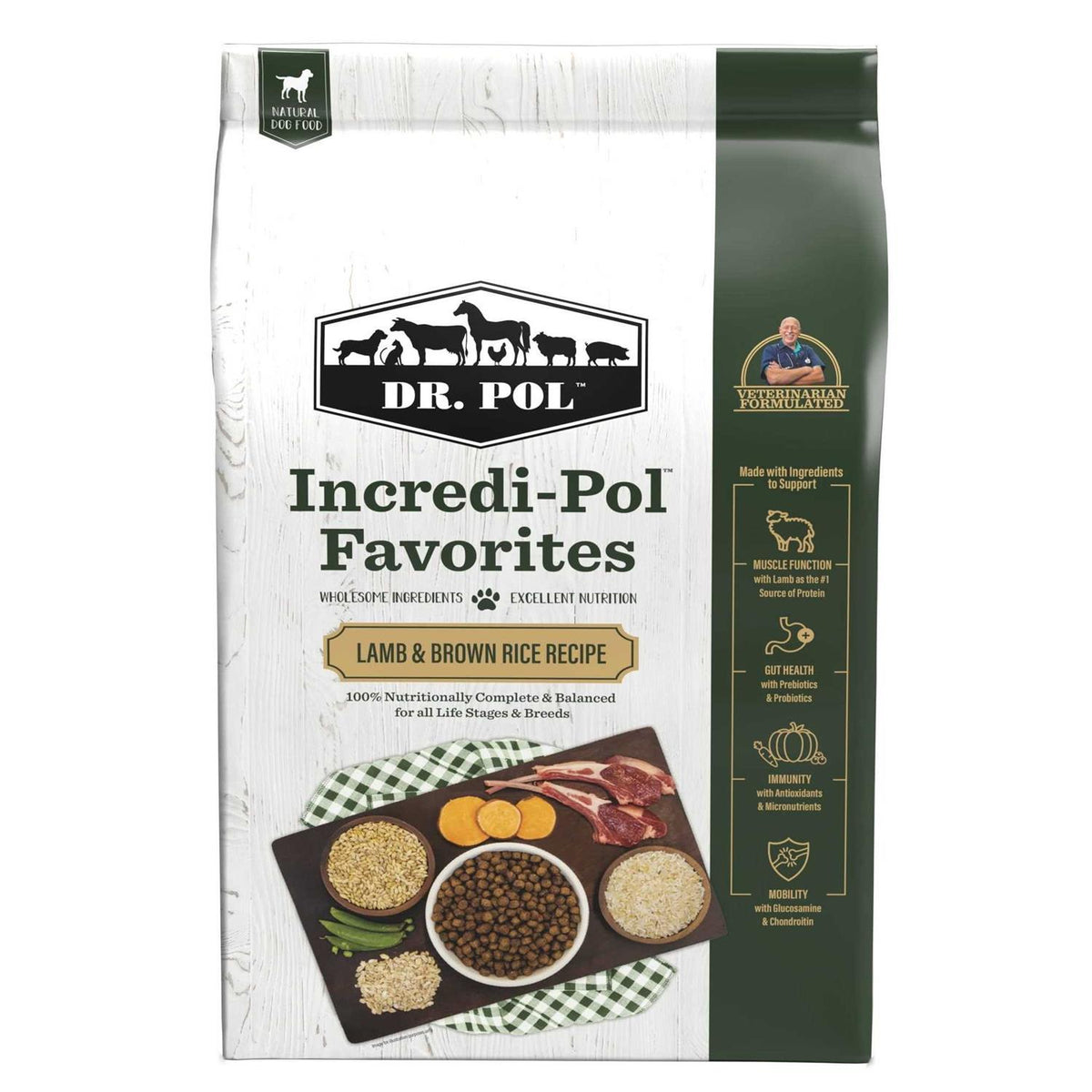Lamb & Brown Rice Dog Food R376