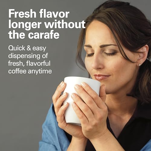 12 Cup Programmable Dispensing Coffee Maker with 60 oz Removable Reservoir, Black & Stainless Steel M400129
