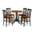 5 Piece Counter Height Table Set with 4 Stools R467368