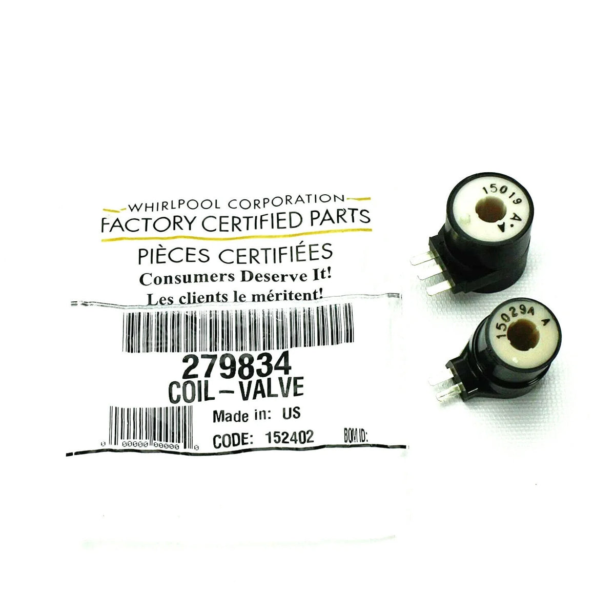 Dryer Gas Valve Solenoid Kit F6147