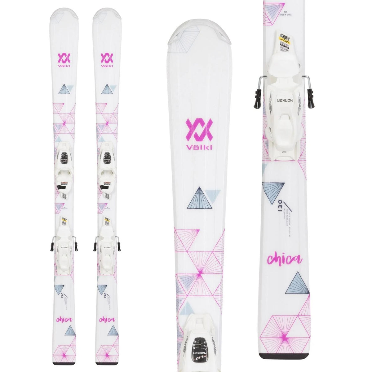 Volkl Chica VMotion + 4.5 VMotion Jr. Lady V582