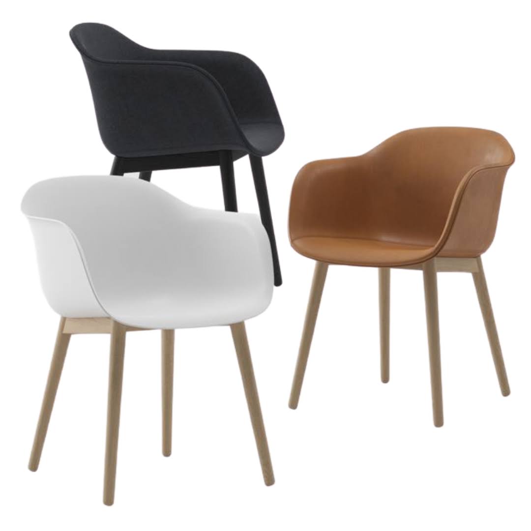 Black Fiber Armchair B4047