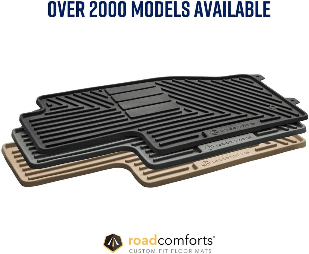 Cargo/Trunk Mat Black Heavy Duty Pack of 2 O925