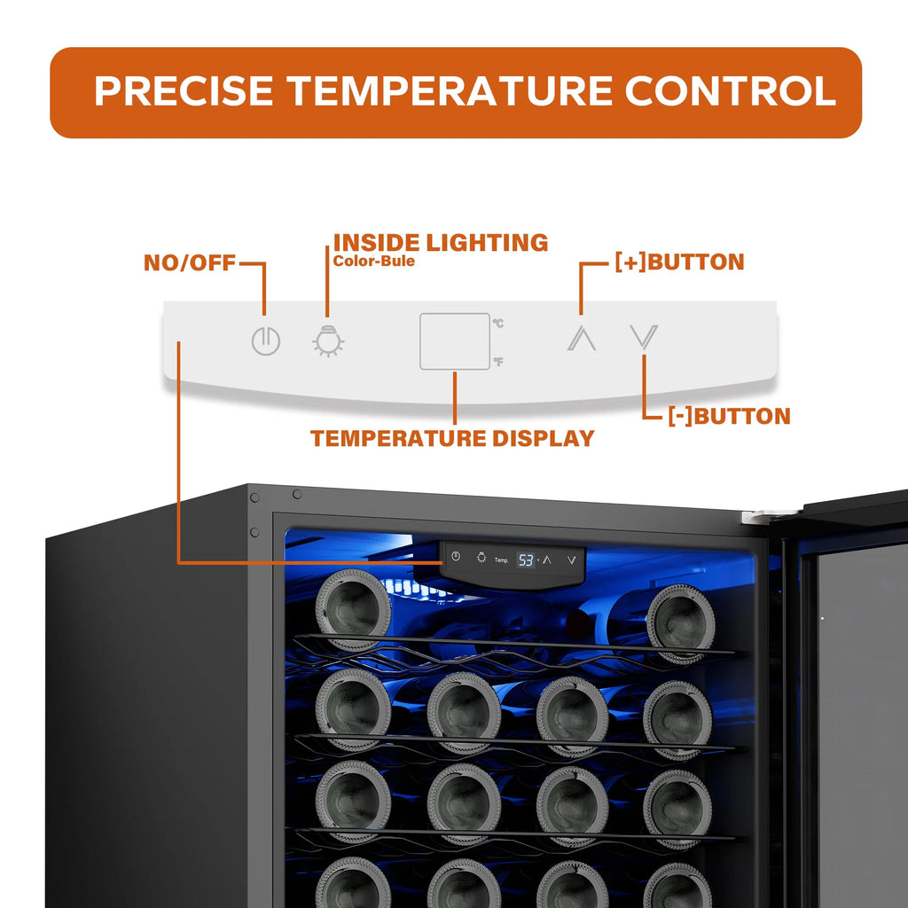 .47 Bottle Mini Wine Cooler Refrigerator M48467