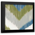 Black Modern Framed 12x12 Art Print D7221