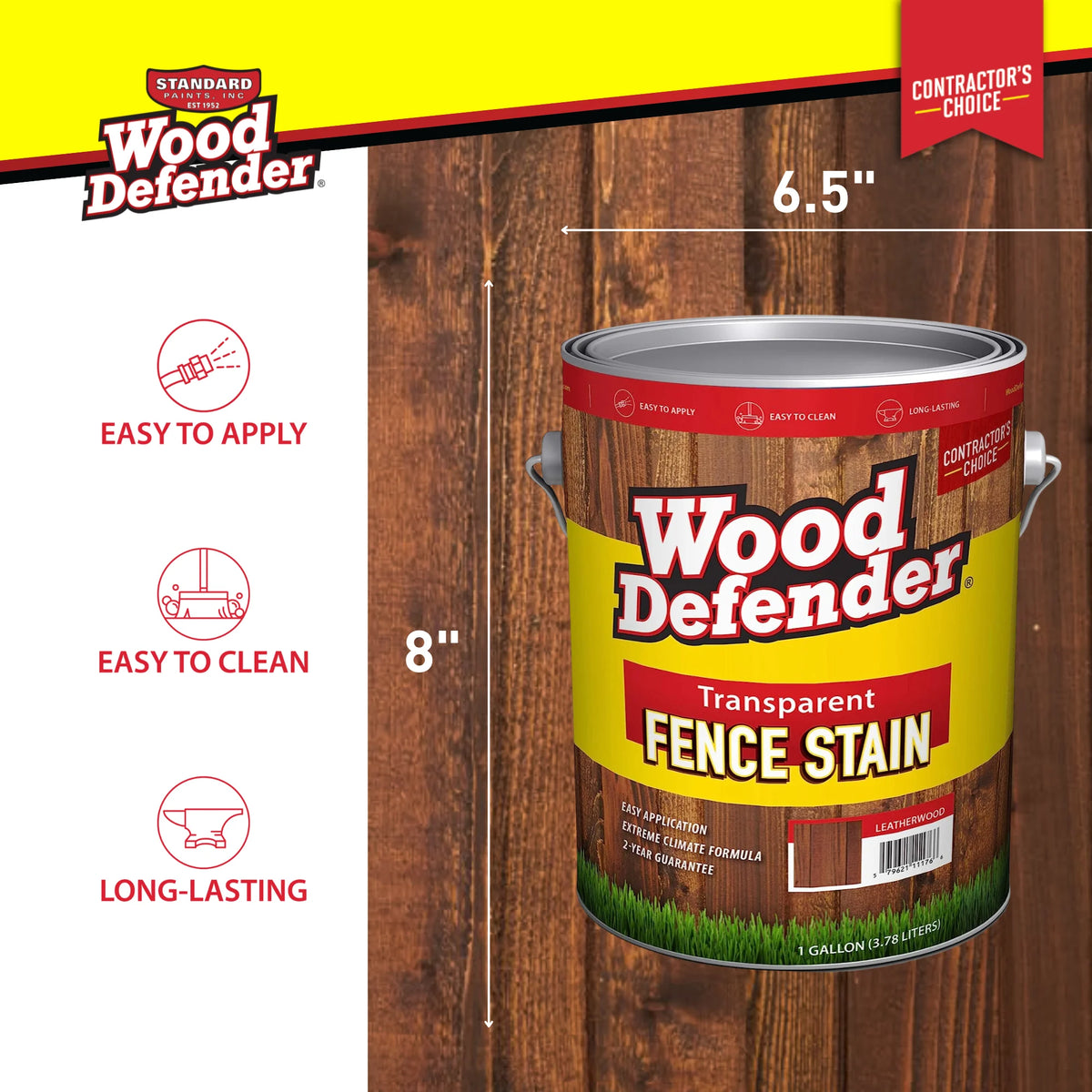 Transparent Fence Stain gallon J334068