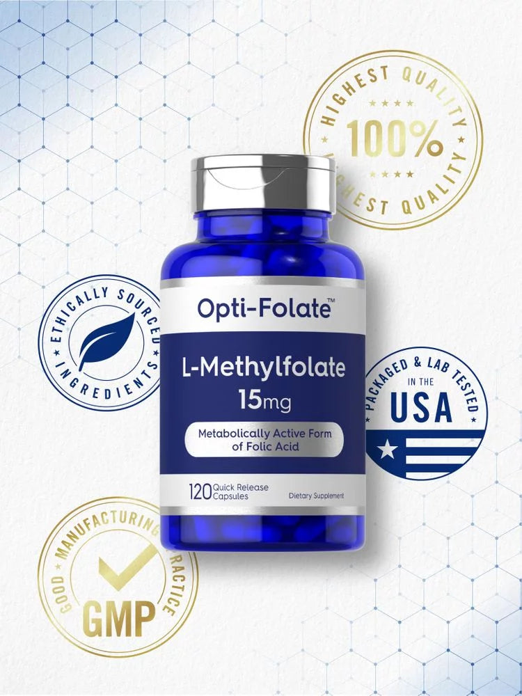 L Methylfolate 15mg 120 Capsules Z795