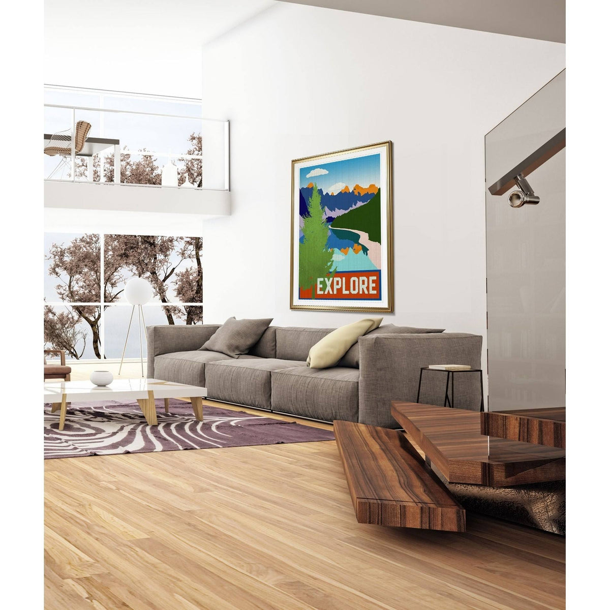 Framed Giclee Print E1330