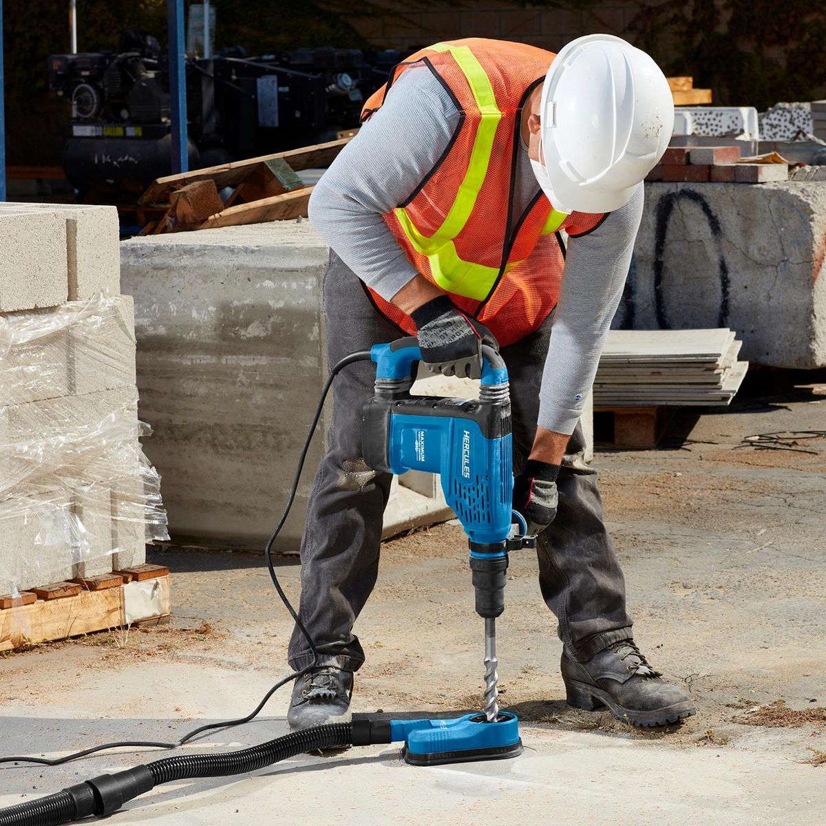 Hammer Drilling Dust Collection Attachment Q4129