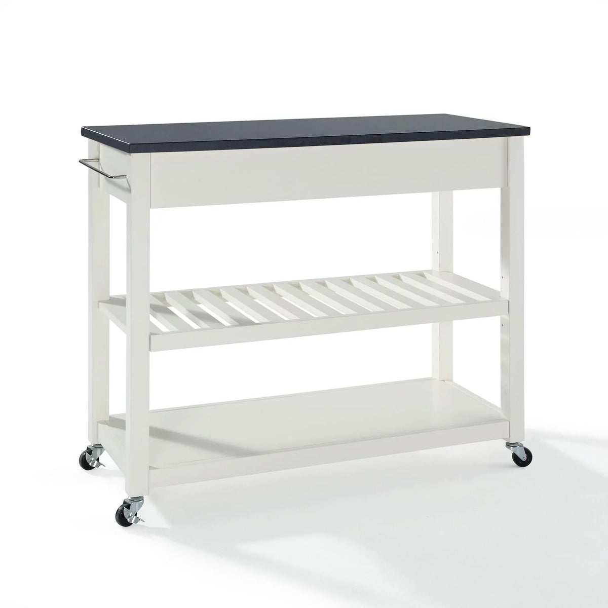 Kitchen Prep Cart White/Black L907