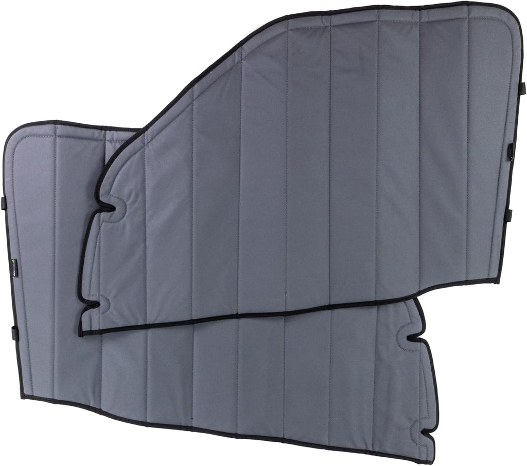 Charcoal Gray Insulated Blackout Front Door Covers (Pair) F281528