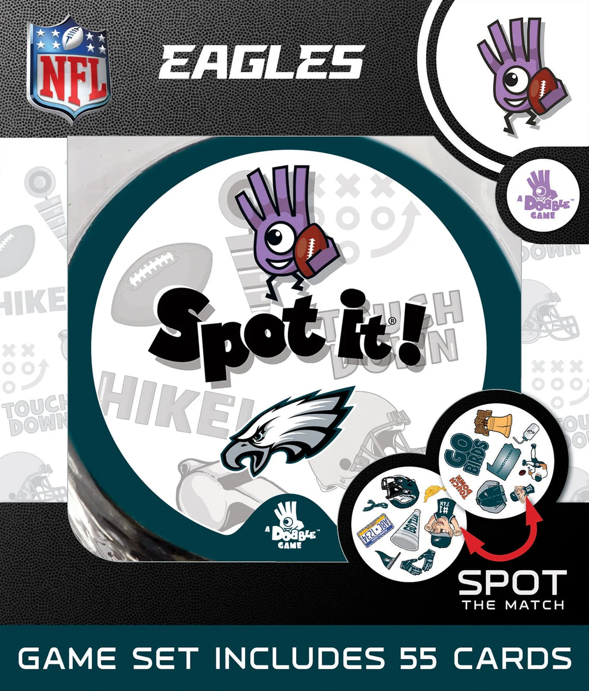 Officially Licensed NFL Philadelphia Eagles Spot It Game A653409