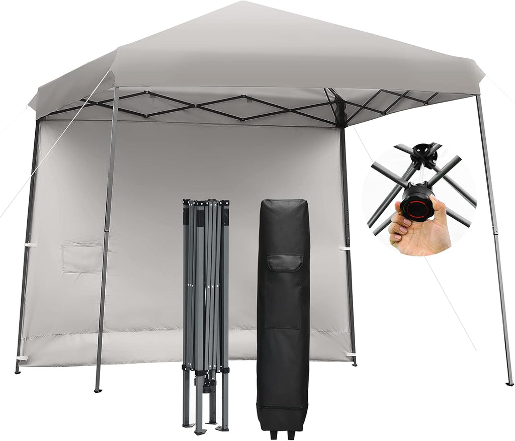 10x10 ft Pop up Canopy Tent with Detachable Side Wall Z7069