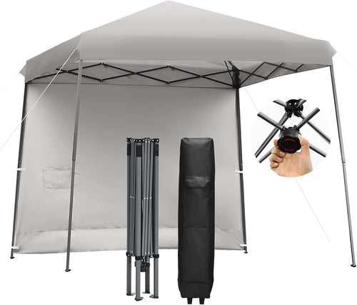 10x10 ft Pop up Canopy Tent with Detachable Side Wall Z7069