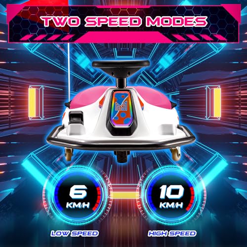 Pink 24V Electric Drifting Go Kart for Kids Z887