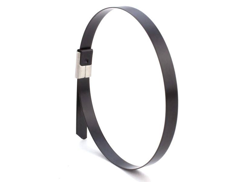 27 inch Plastic Coated Stainless Steel Cable Tie - 100 Pack R51305