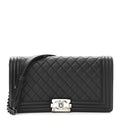 Quilted Calfskin Clutch With Removable Chain J680490