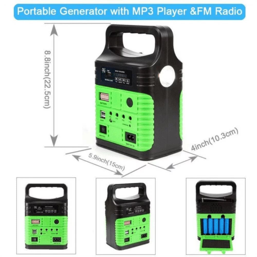 Portable Power Station and Solar Generator with 10W Solar Panel V987259