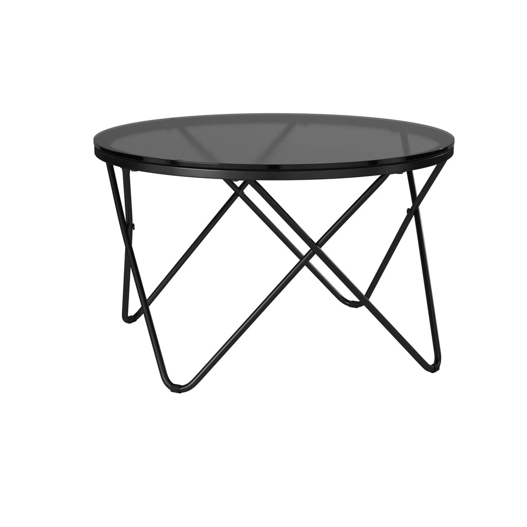 Round Coffee Table with Metal Frame P336289