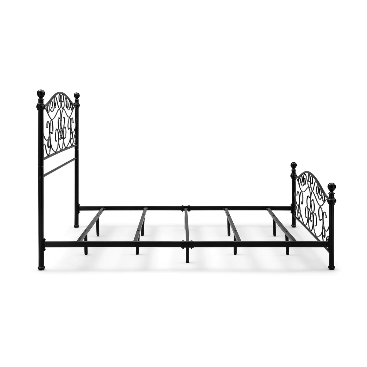 Black King Metal Bed-In-A-Box K63620