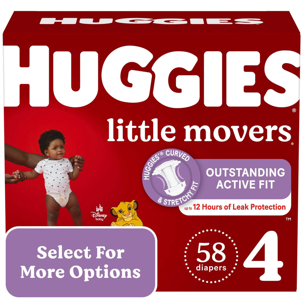 Size 4 Baby Diapers 58 Ct O44275