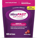 Soft Chews Gentle Constipation Relief Fast Acting Stimulant Free Saline Laxative Magnesium Hydroxide Mixed Berry Flavor 60ct W9892