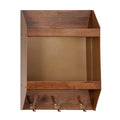 Brown Metal Industrial Wall Shelf N8989