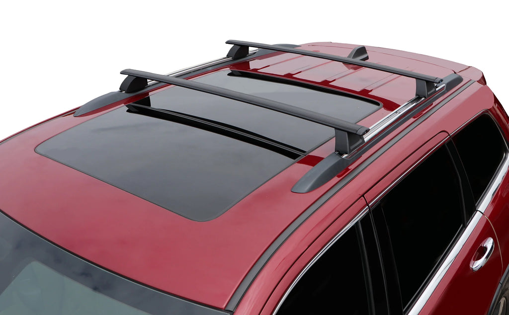 Roof Rack Crossbars and Double Kayak Rack Bundle for Jeep Grand Cherokee H113239