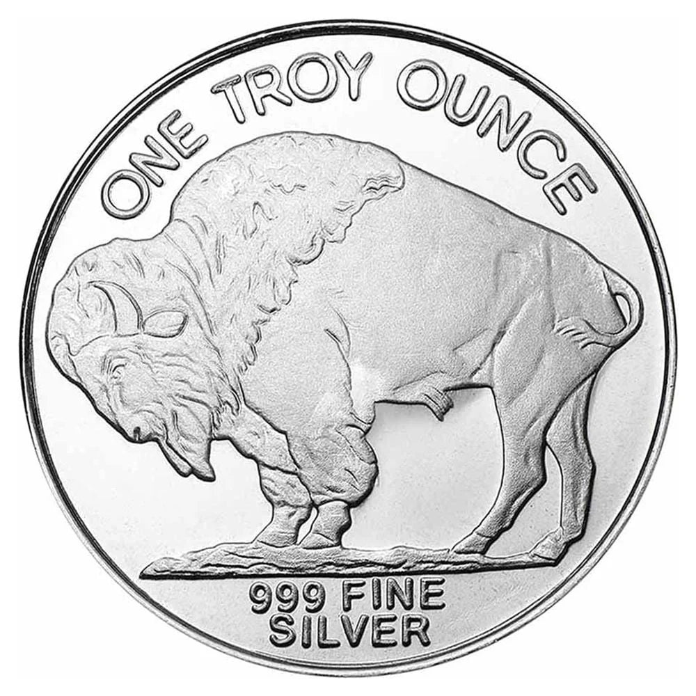 1 oz Silver Round Buffalo F3625