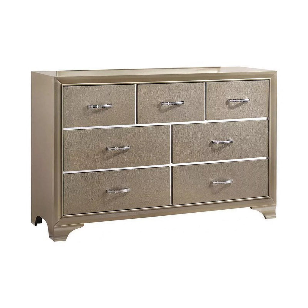 Metallic Champagne Bedroom Set I1908