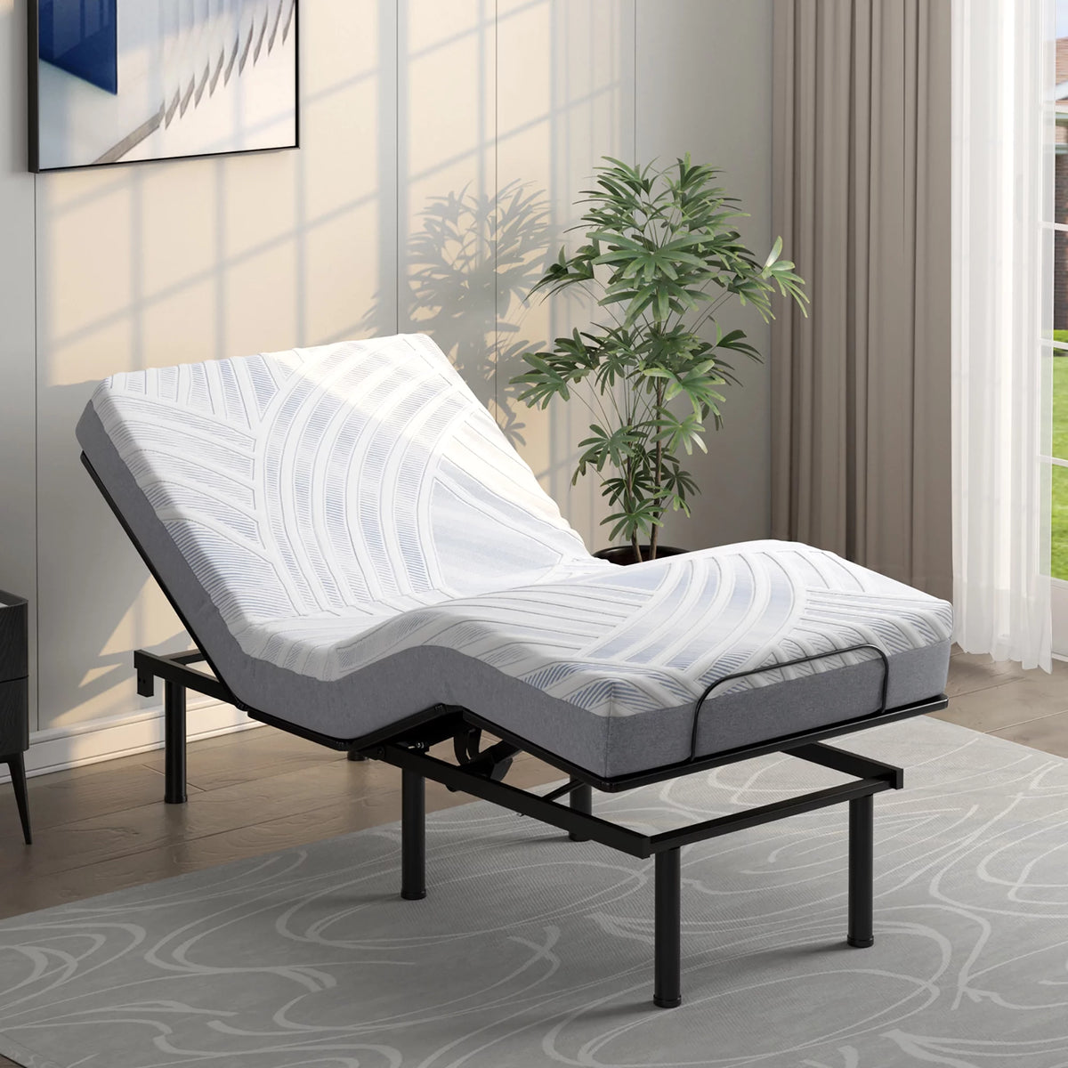 8 Twin XL Cooling Adjustable Memory Foam Mattress K659024
