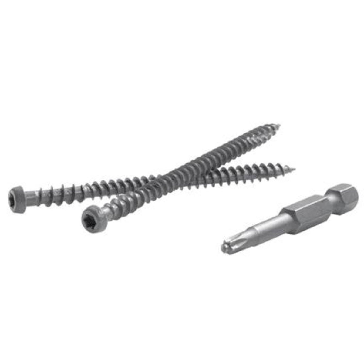 Zinc Composite Deck Screws 1050 per Box F9186
