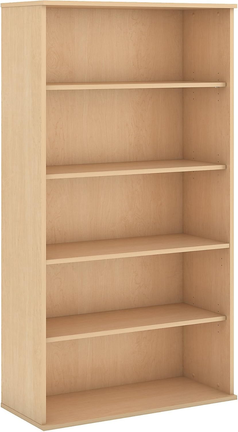 Natural Maple 5 Shelf Bookcase L41250