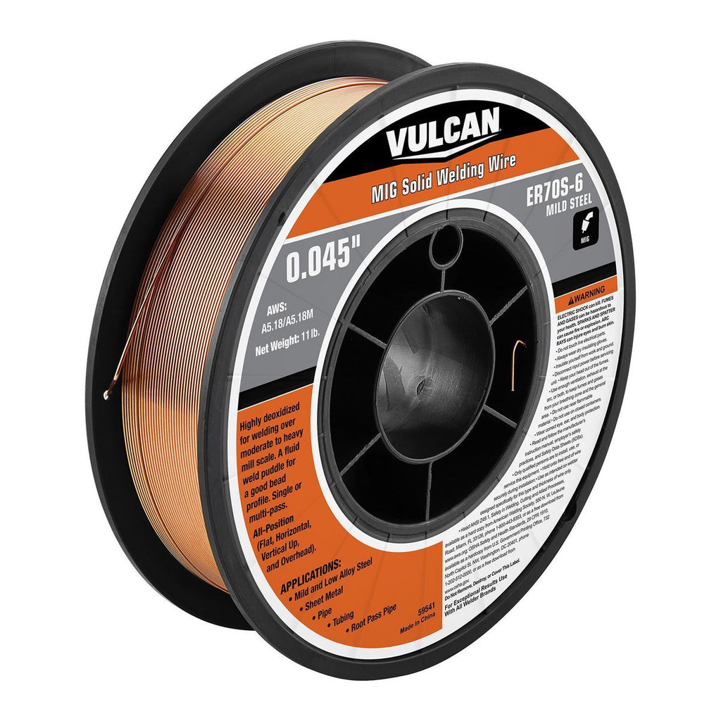 0.045 in. ER70S-6 MIG Solid Welding Wire 11 lb. Roll K2918