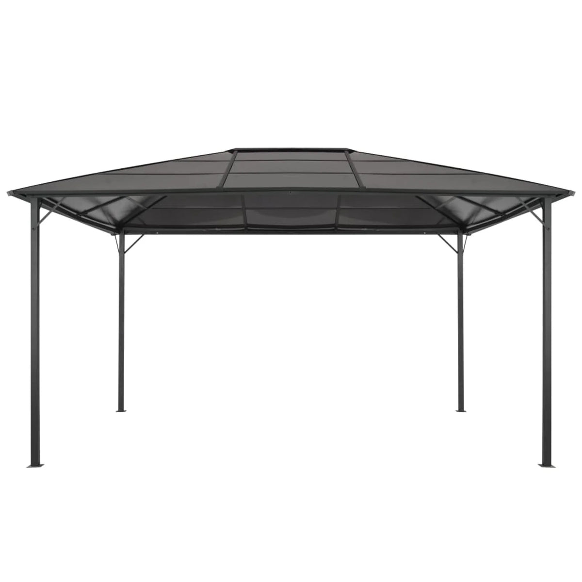 Black Outdoor Party Tent Canopy 18.9ft x 9.5ft x 10.1ft C22591