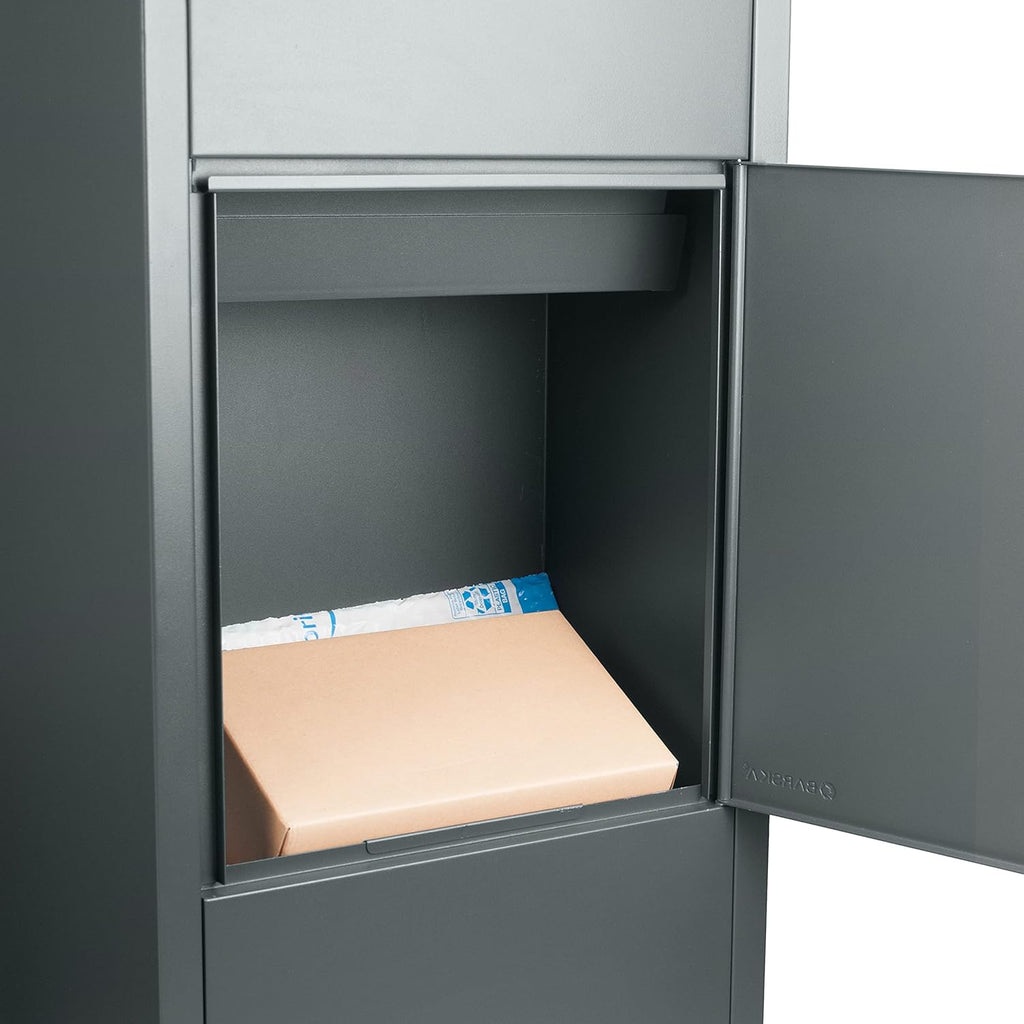 Grey Parcel Mail Drop Box S7197