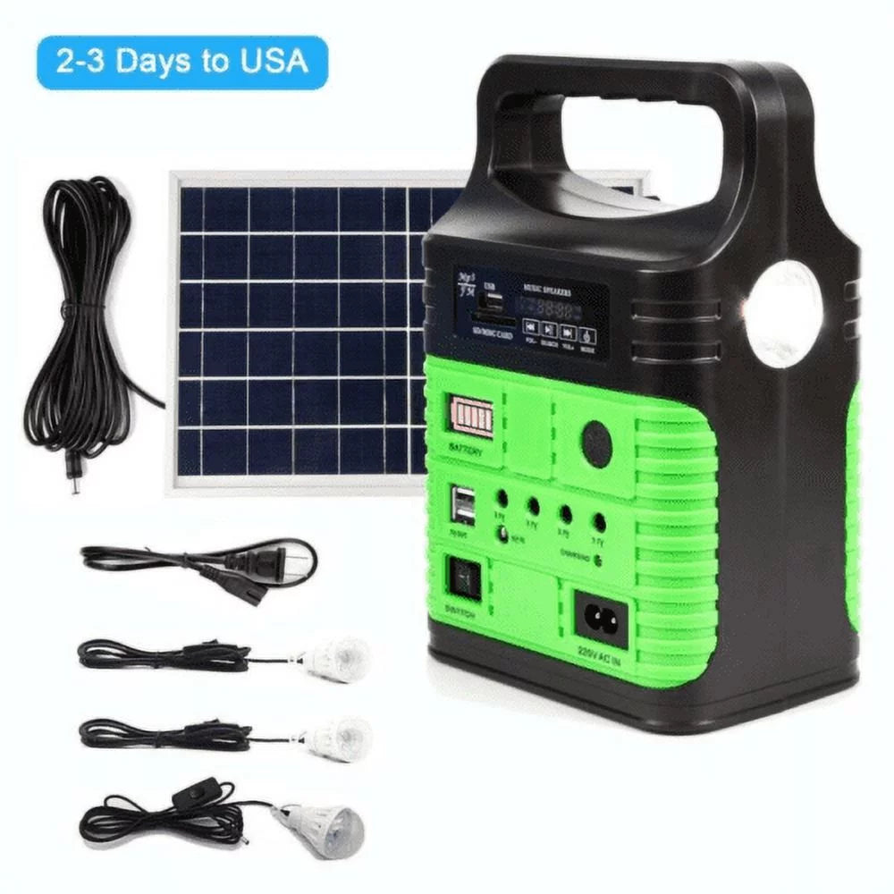 Portable Power Station and Solar Generator with 10W Solar Panel V987259