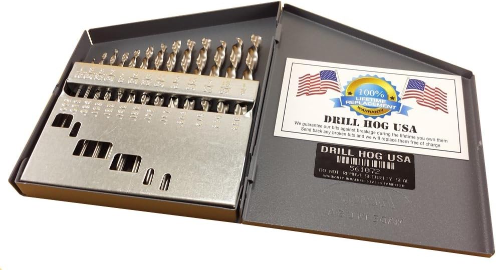 13 Pc Left Hand Drill Bit Set O324794