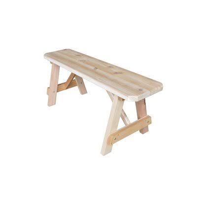Unfinished Wood Bench S813153