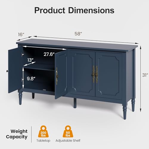 Large Sideboard Buffet Cabinet with Storage R34497