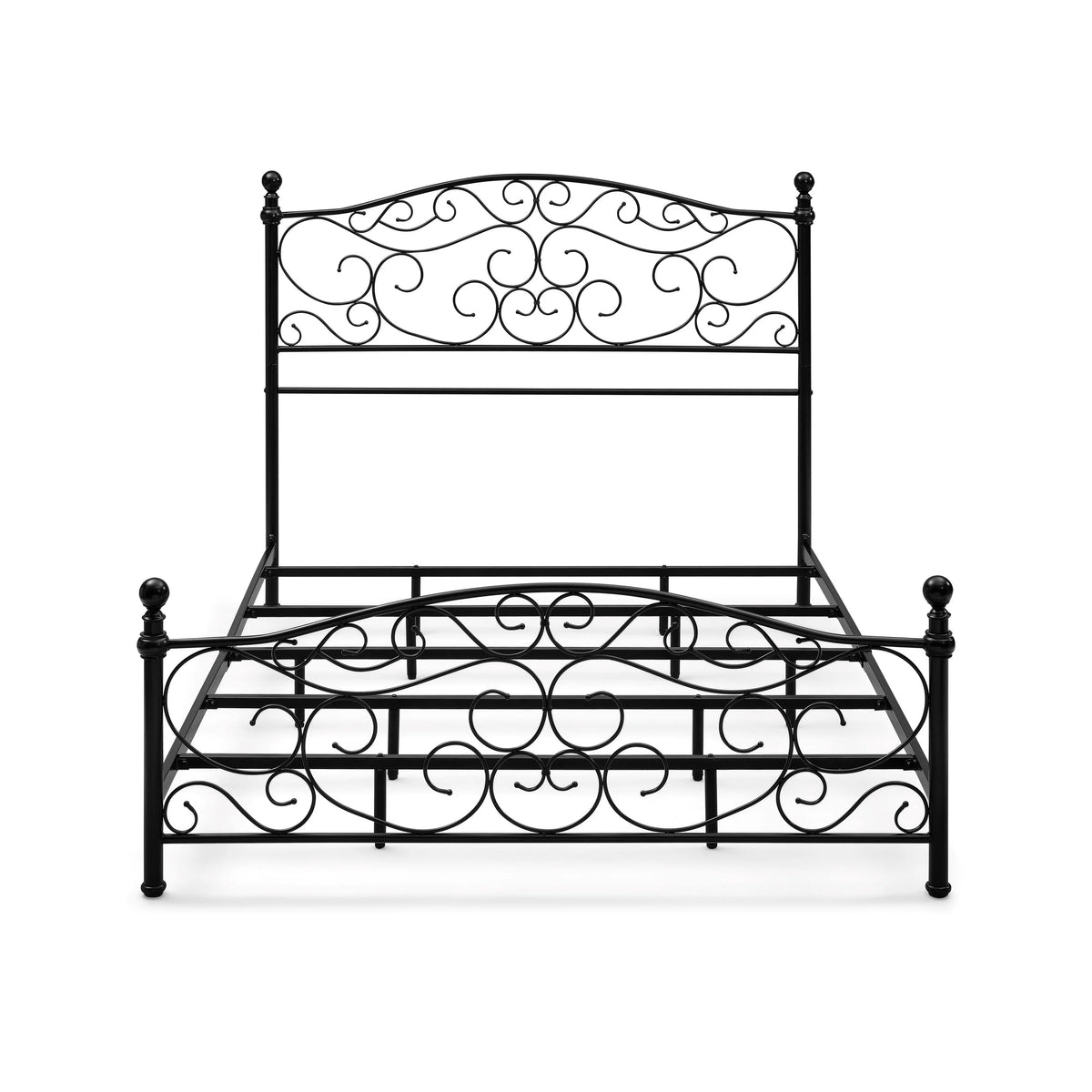 Black King Metal Bed-In-A-Box K63620