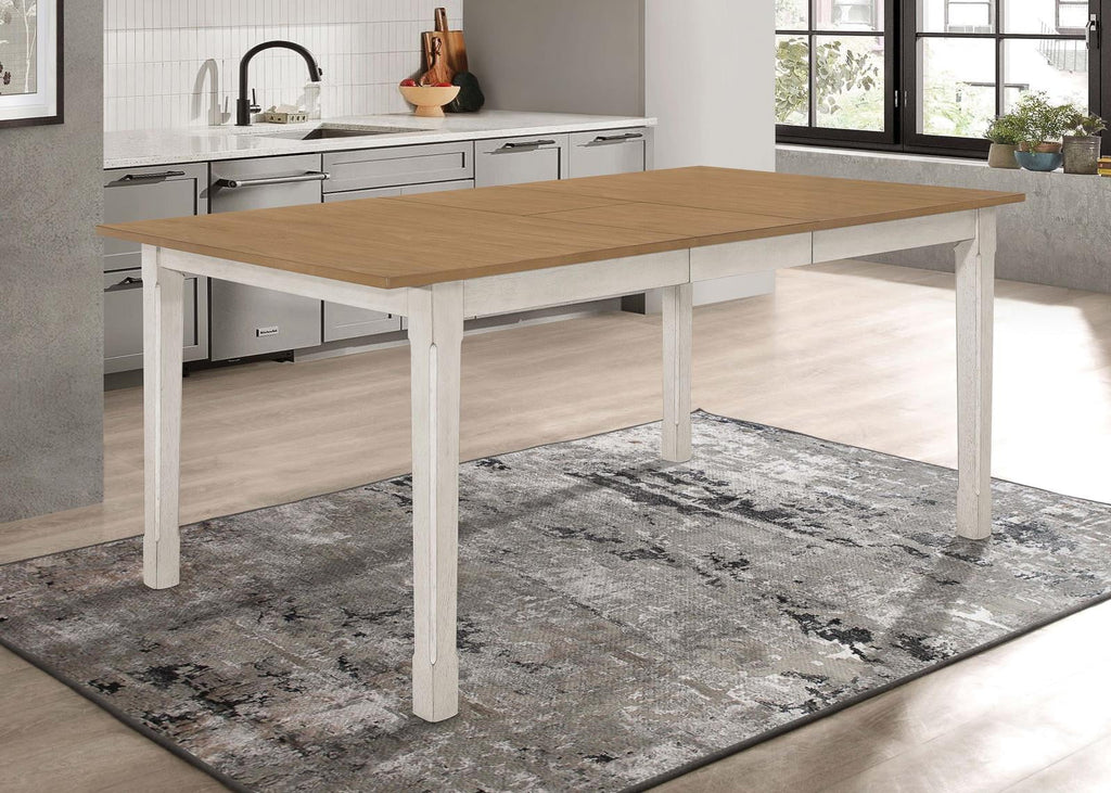 Rectangular Dining Table with Butterfly Leaf S31145